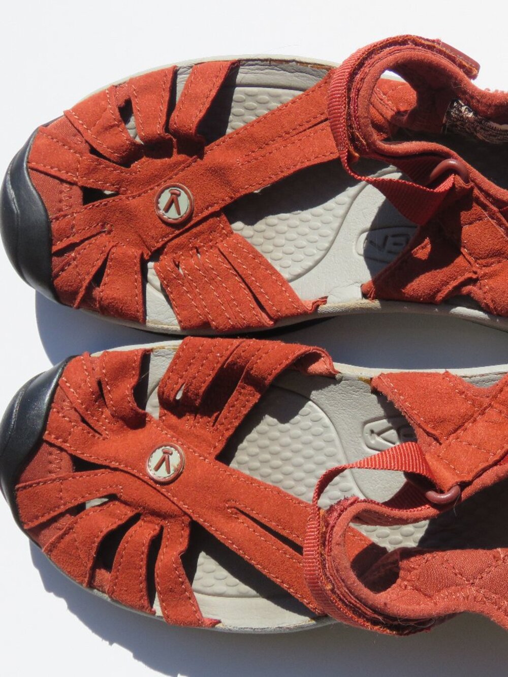 Keen Womens Size 8.5 Whisper Waterproof Terracotta Brown Sandals